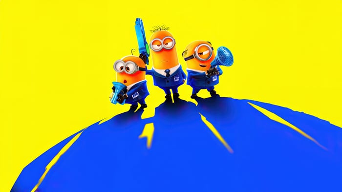 Minions in Suits with Weapons