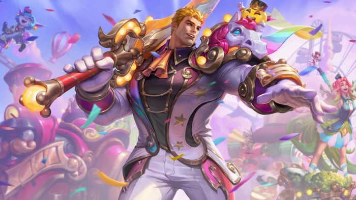 Garden Party Garen League of Legends Splash Art 4K