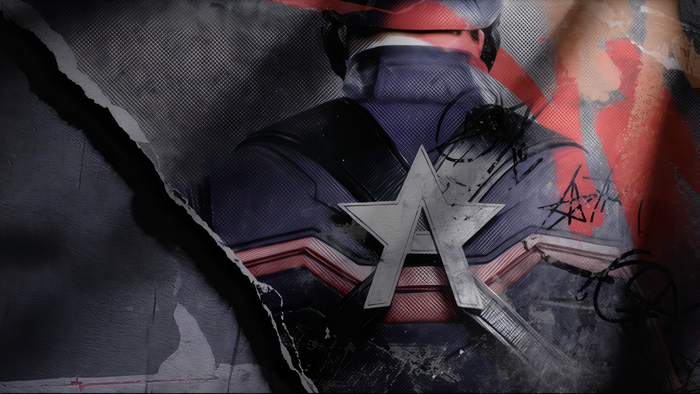 John Walker as Captain America
