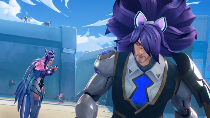 Anima Squad Yasuo and Seraphine in League of Legends 4K