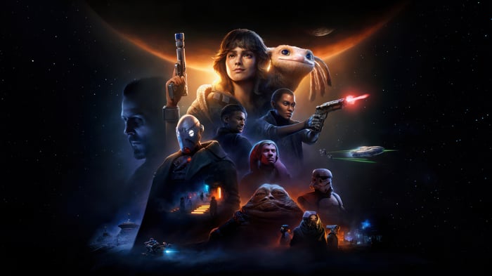 Star Wars Outlaws 4K Poster with Kay Vess and Nix
