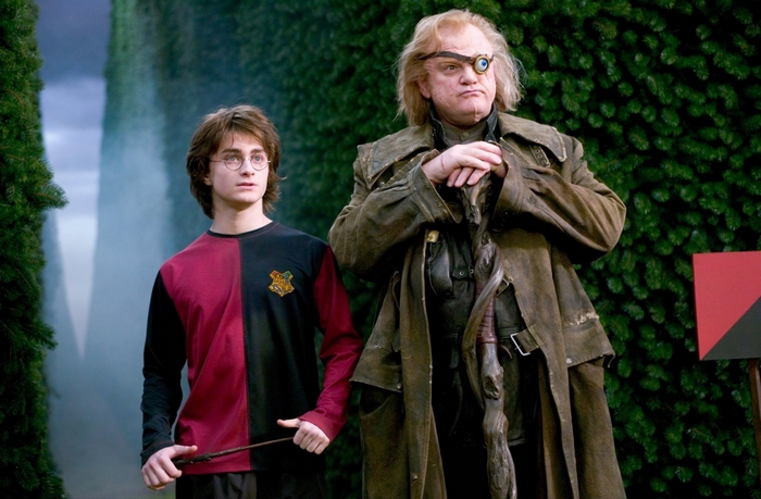 Harry Potter and Alastor Moody in the Maze