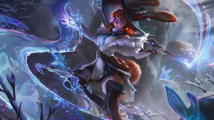 Aurora from League of Legends 4K Splash Art