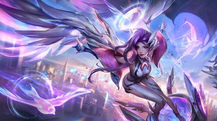 Seraphine in League of Legends 4K Splash Art