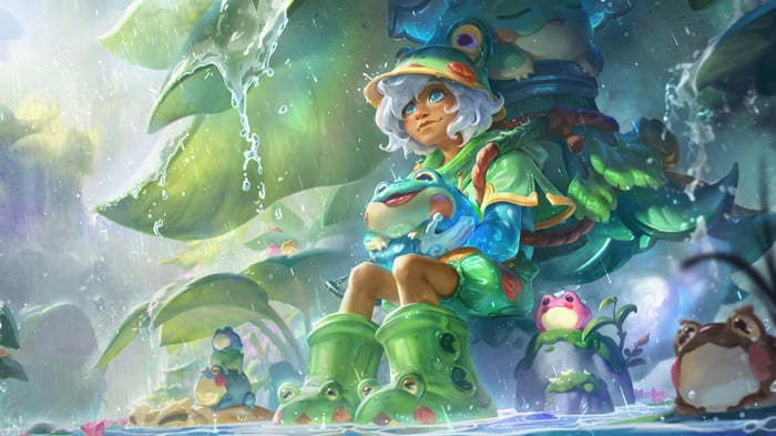Rain Shepherd Milio in League of Legends 4K