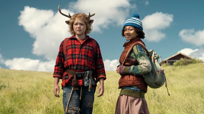Sweet Tooth: Gus and Bear in a Field