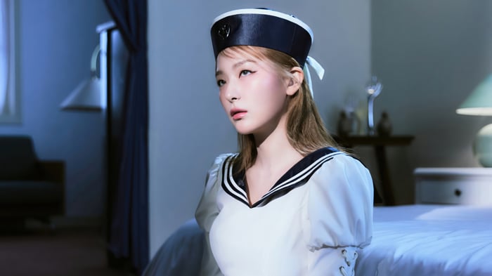 Seulgi in a sailor outfit, 4K