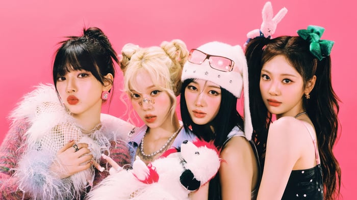 Aespa members Karina, Winter, Giselle, and Ningning in 4K