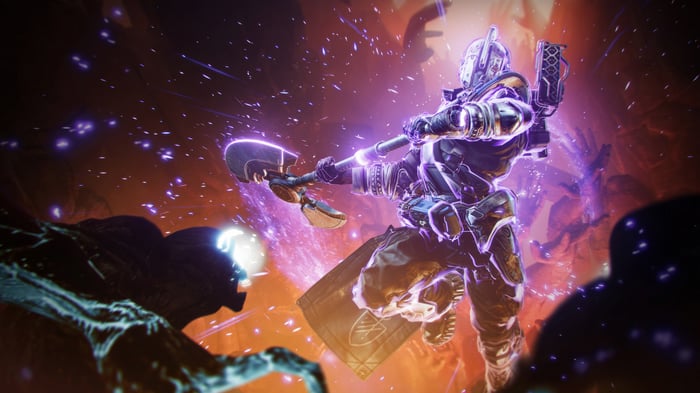 Destiny 2 Guardian with Axe in 4K