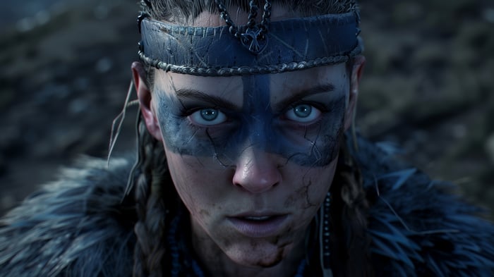 Senua from Hellblade: Senua's Sacrifice 4K