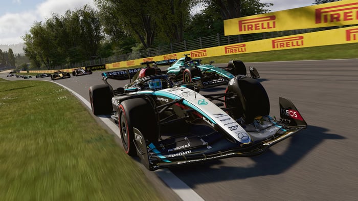 F1 24 Racing Cars on Track
