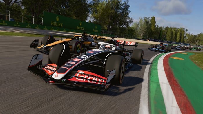 F1 24 Racing Cars on Track