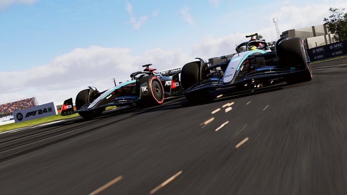F1 24 Racing Cars on Track