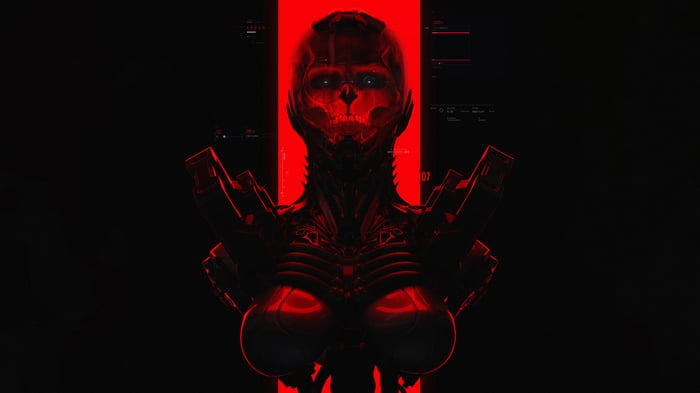 Sci-Fi Skull Soldier 4K
