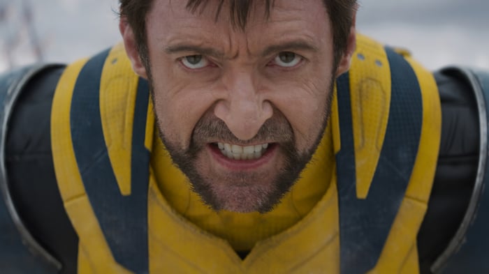 Wolverine in his yellow and blue suit