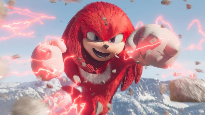 Knuckles from Sonic the Hedgehog 4K