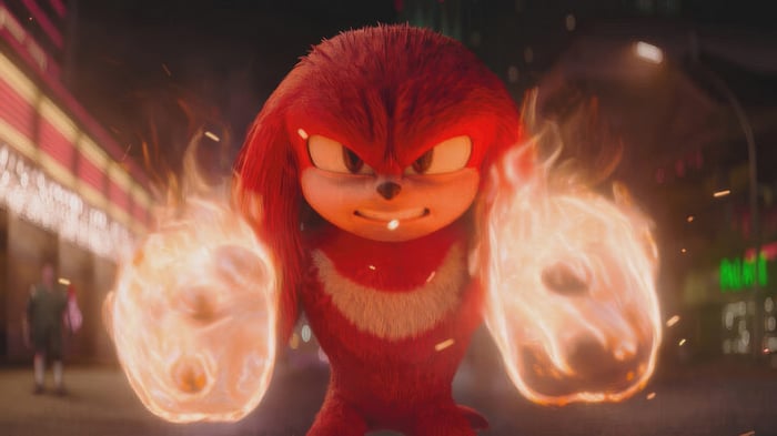 Knuckles from Sonic the Hedgehog 4K