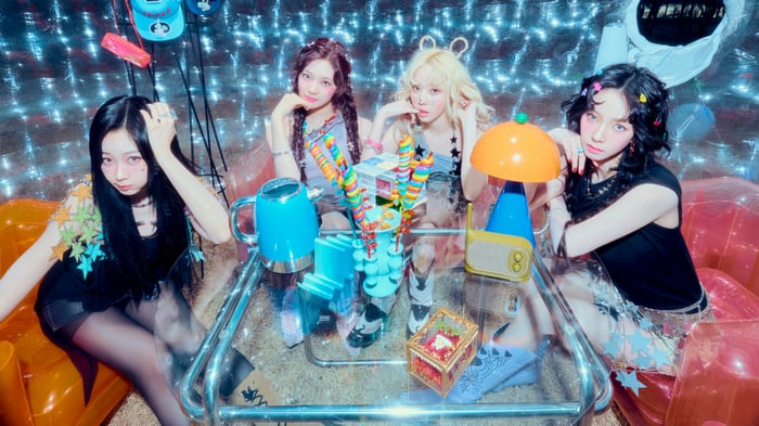 Aespa members Giselle, Ningning, Winter, and Karina in 4K