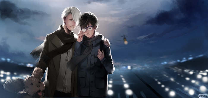 Victor Nikiforov and Yuuri Katsuki