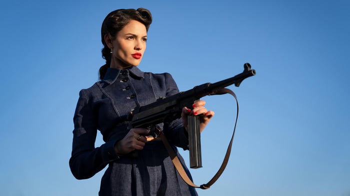 Eiza Gonzalez in The Ministry of Ungentlemanly Warfare 4K