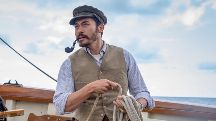 Henry Golding in The Ministry of Ungentlemanly Warfare 4K