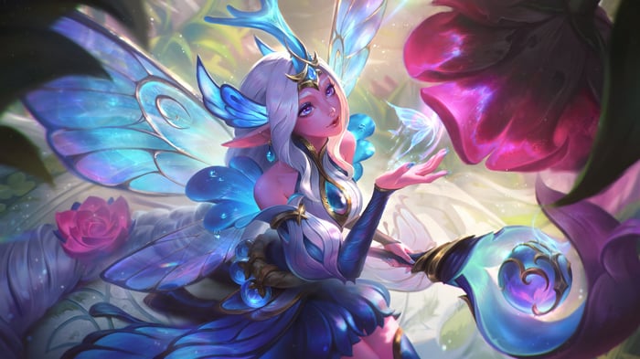 Faerie Court Soraka Splash Art 4K