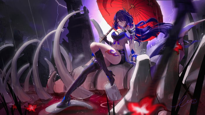 Acheron from Honkai: Star Rail in 4K