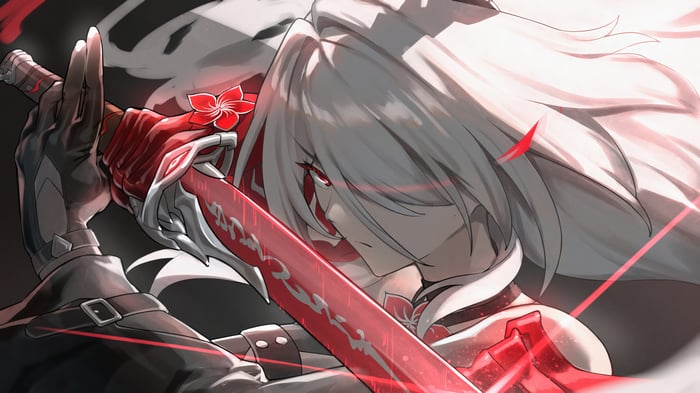 Honkai: Star Rail Acheron with Katana 4K