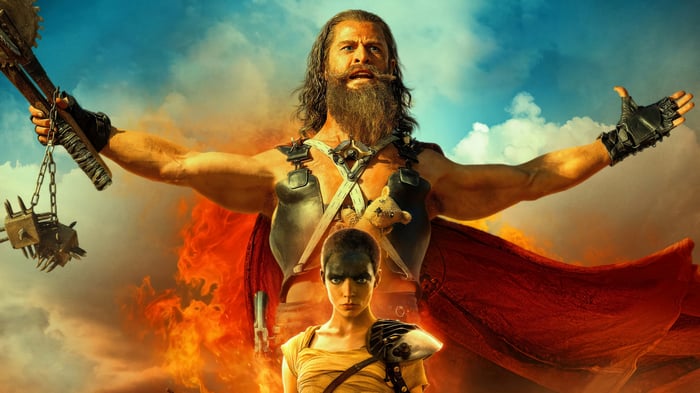 Chris Hemsworth and Anya Taylor-Joy in Mad Max 4K