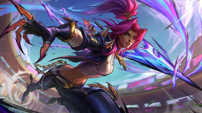 Soul Fighter Kalista League of Legends Splash Art 4K