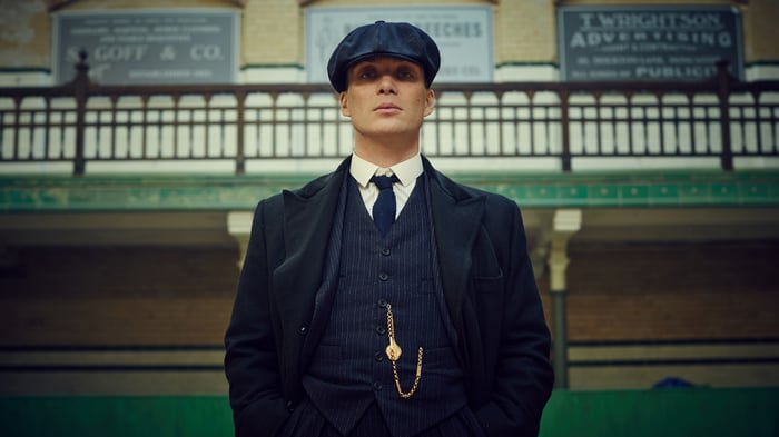 Cillian Murphy as Tommy Shelby in Peaky Blinders 4K