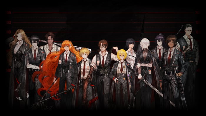 Limbus Company characters lineup 4K