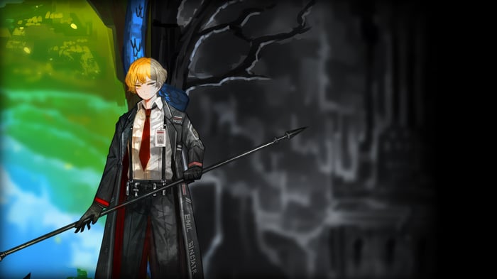 Limbus Company character with a spear