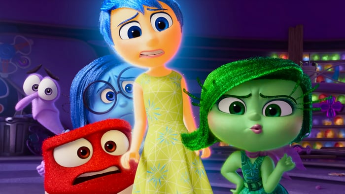 Inside Out 4K: Joy, Disgust, Anger, Sadness, and Fear