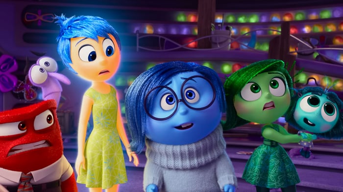 Inside Out 2 Characters: Joy, Sadness, Disgust, Anger, Fear