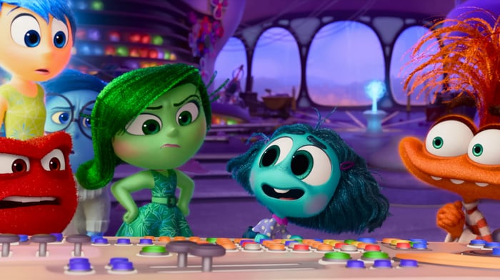 Inside Out 2 Characters on Control Panel