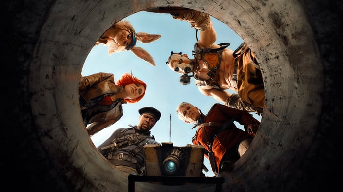 Borderlands Movie Characters Looking Down