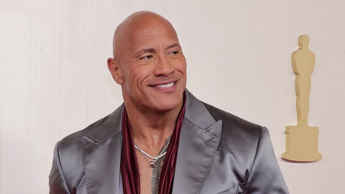 Dwayne Johnson at the Oscars 4K
