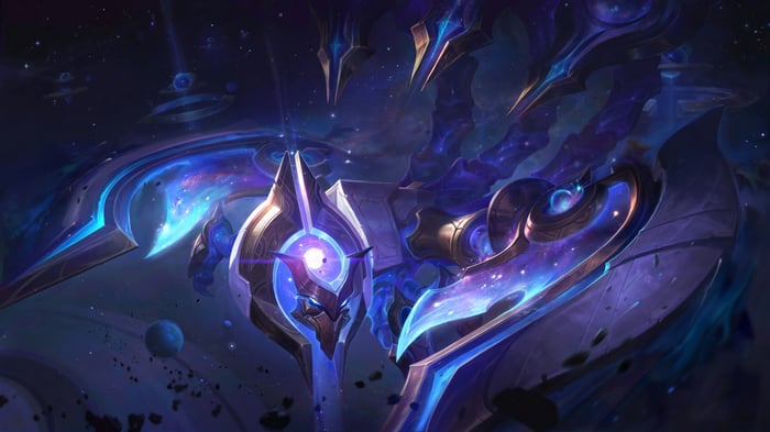 Skarner Splash Art from League of Legends 4K
