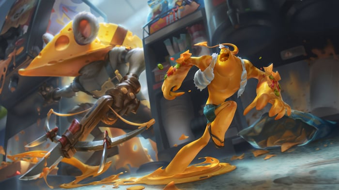 Zac from League of Legends in 4K