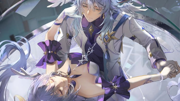 Robin and Sunday from Honkai: Star Rail