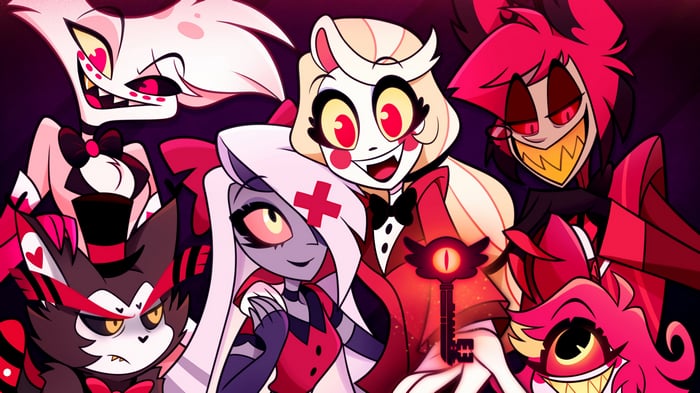 Hazbin Hotel Characters 4K
