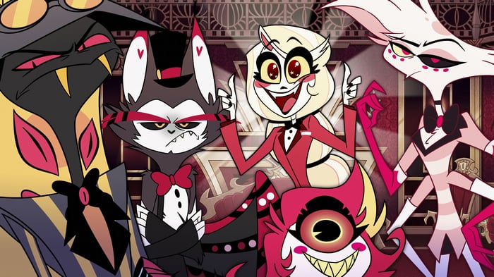 Hazbin Hotel Characters in 4K