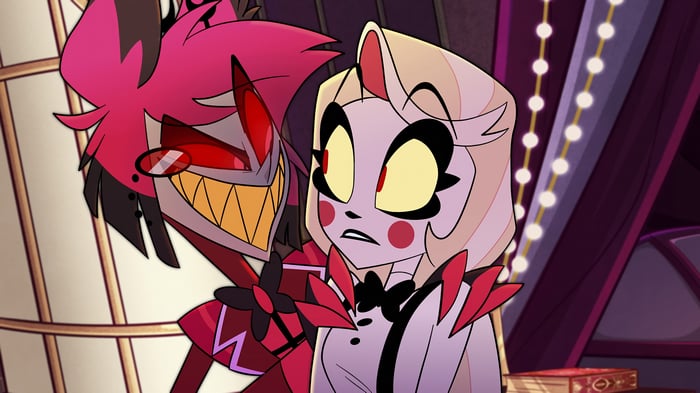 Alastor and Charlie Morningstar from Hazbin Hotel 4K