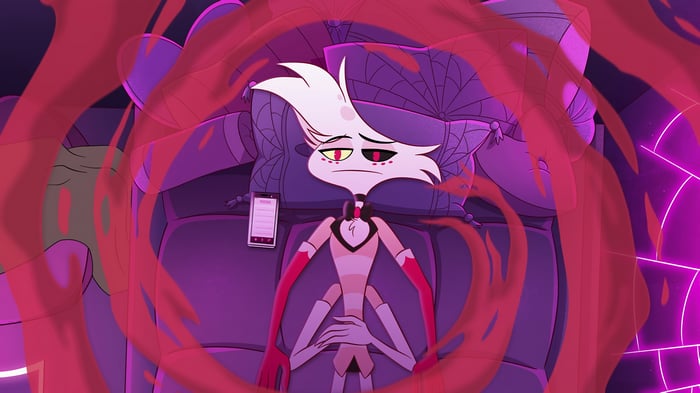 Angel Dust in Hazbin Hotel 4K