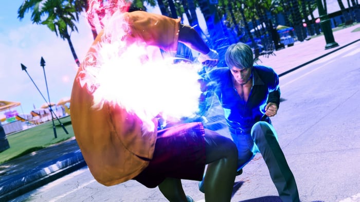 Kazuma Kiryu in Like A Dragon: Infinite Wealth 4K