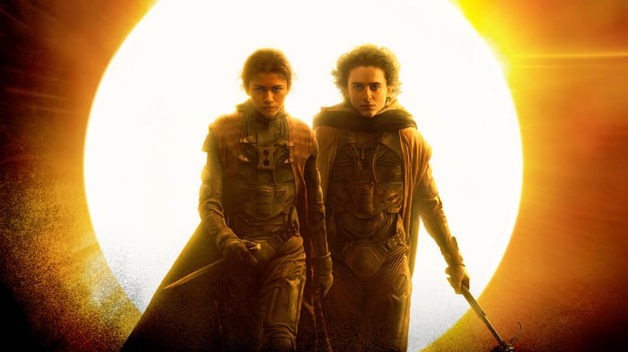 Dune: Part 2 Zendaya and Timothee Chalamet 4K