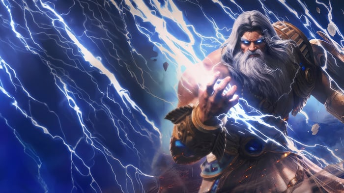 Zeus from Smite 2 in 4K