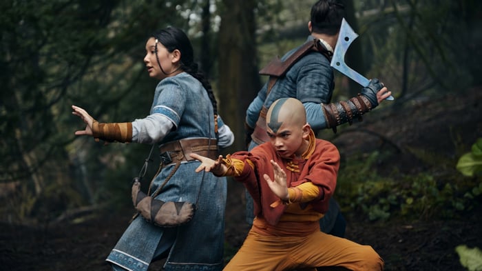 Avatar: The Last Airbender Aang, Katara, Sokka 4K