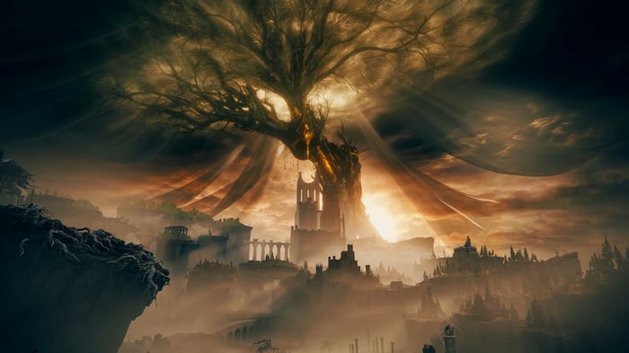 Elden Ring 4K: The Erdtree and a Castle